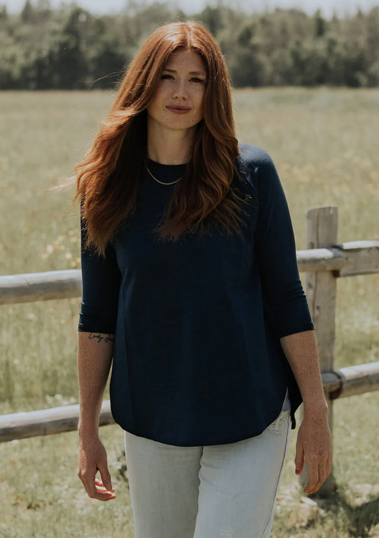 East End Sweater ~ Navy