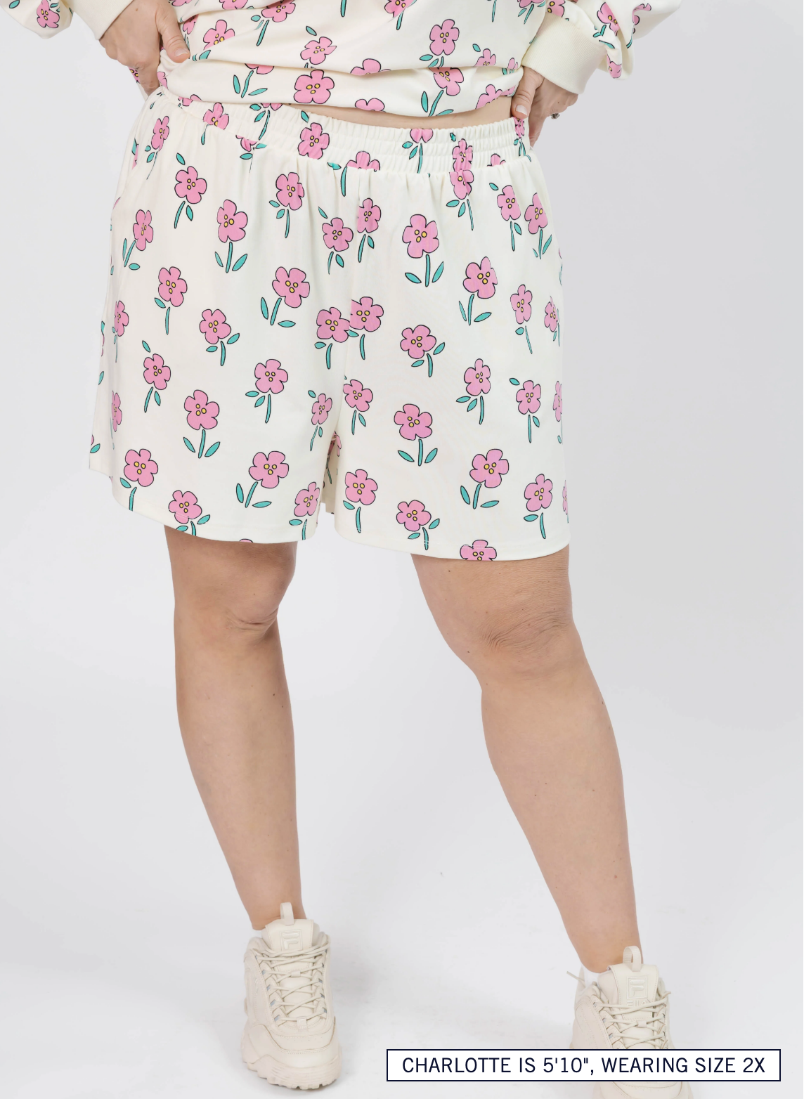 Fresh Floral Hangout Short ~ Pink Floral
