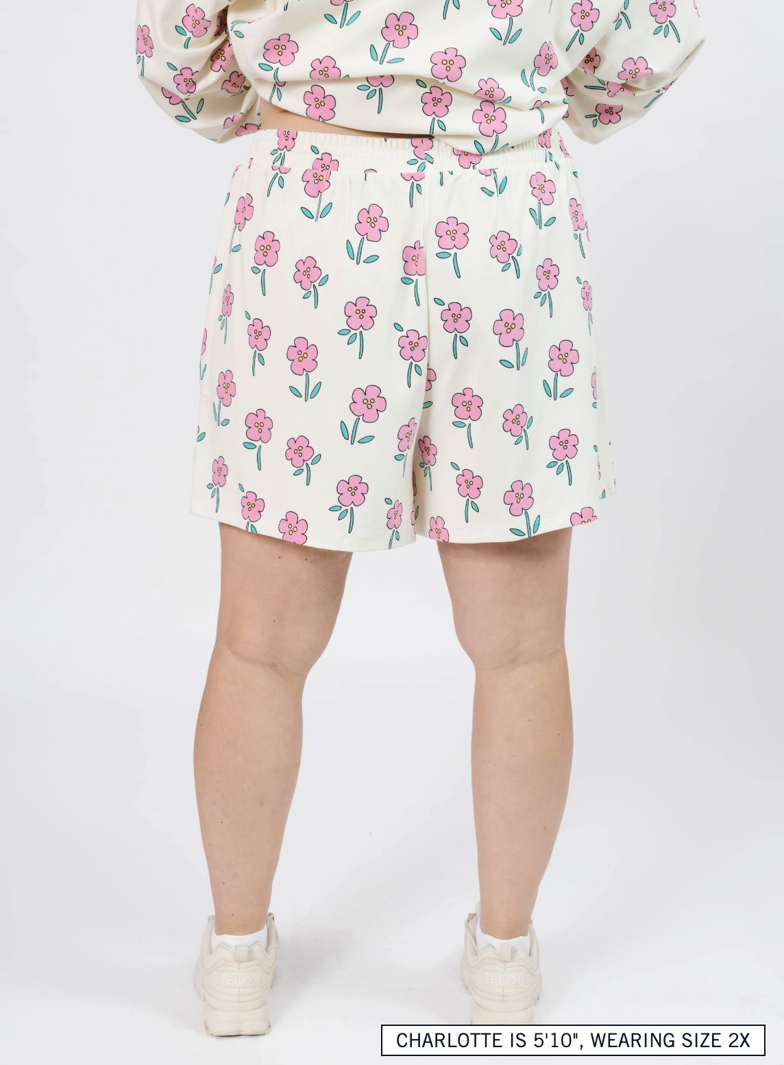 Fresh Floral Hangout Short ~ Pink Floral