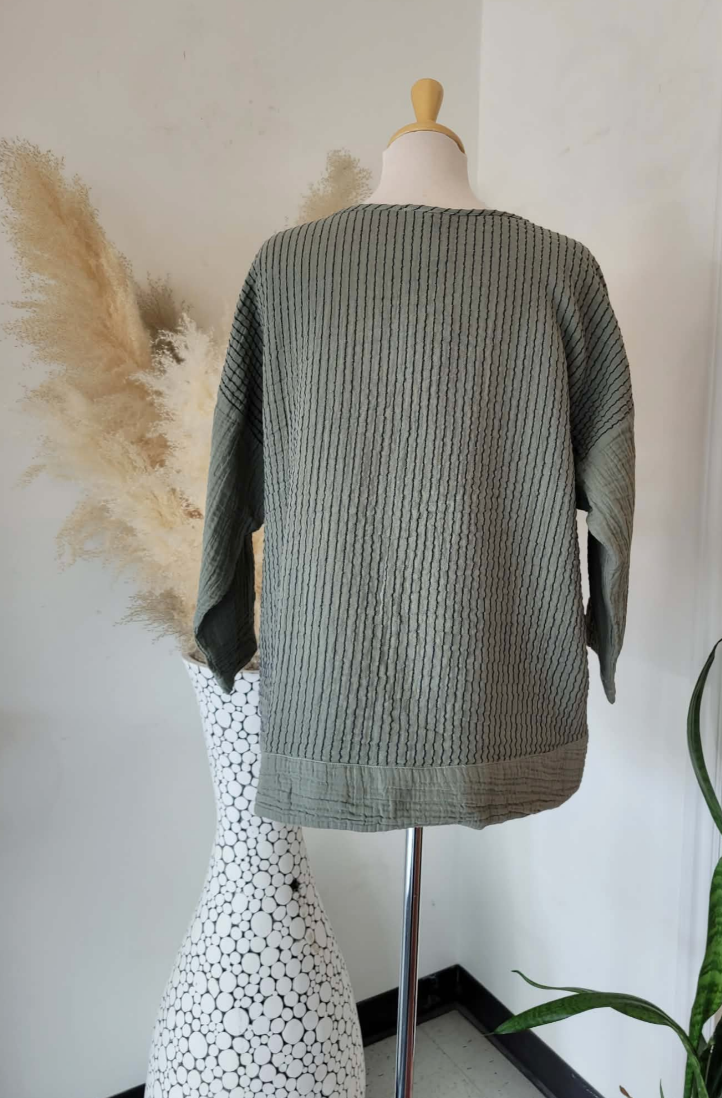 Lara Pullover ~ Sea Grass