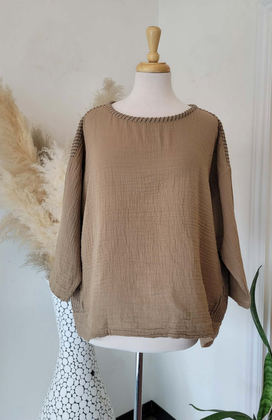 Lara Pullover ~ Walnut