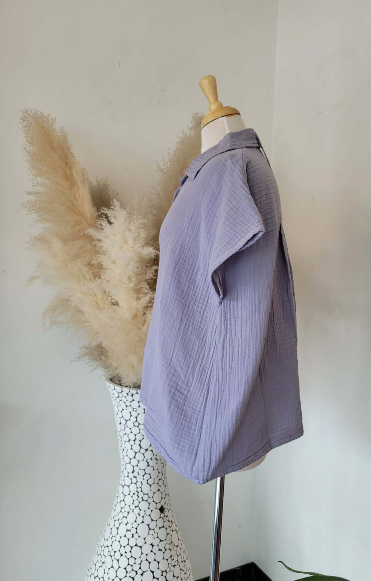 Bobbie Top ~ Washed Lavender