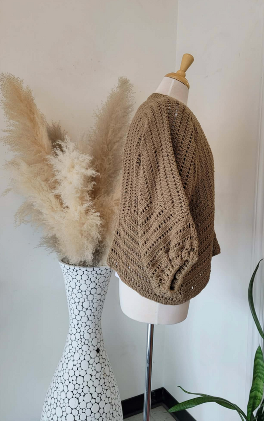 Cambria Cardigan ~ Walnut