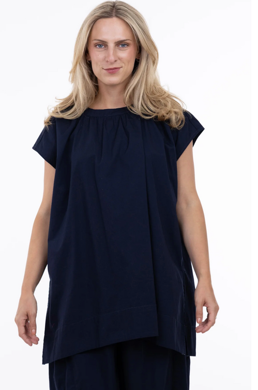 Carmela Top ~ Navy