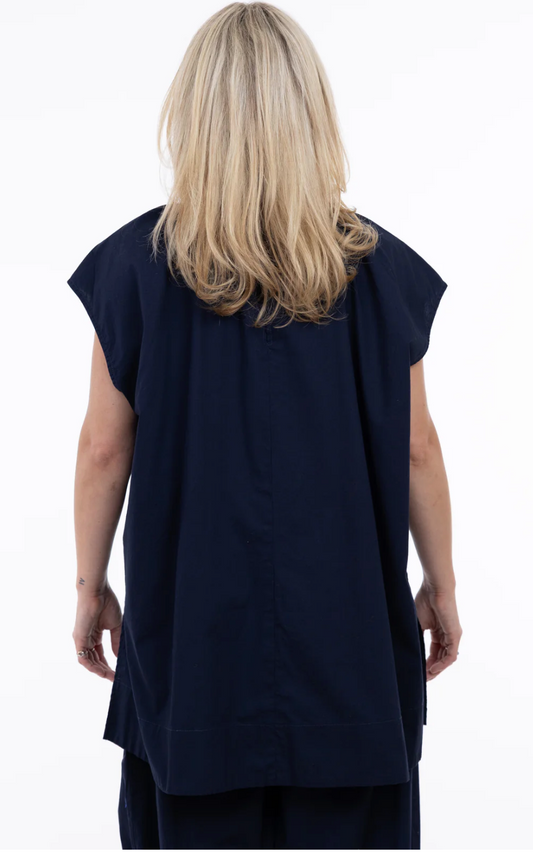 Carmela Top ~ Navy