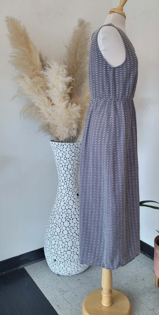 Chenille Midi Scoop Dress