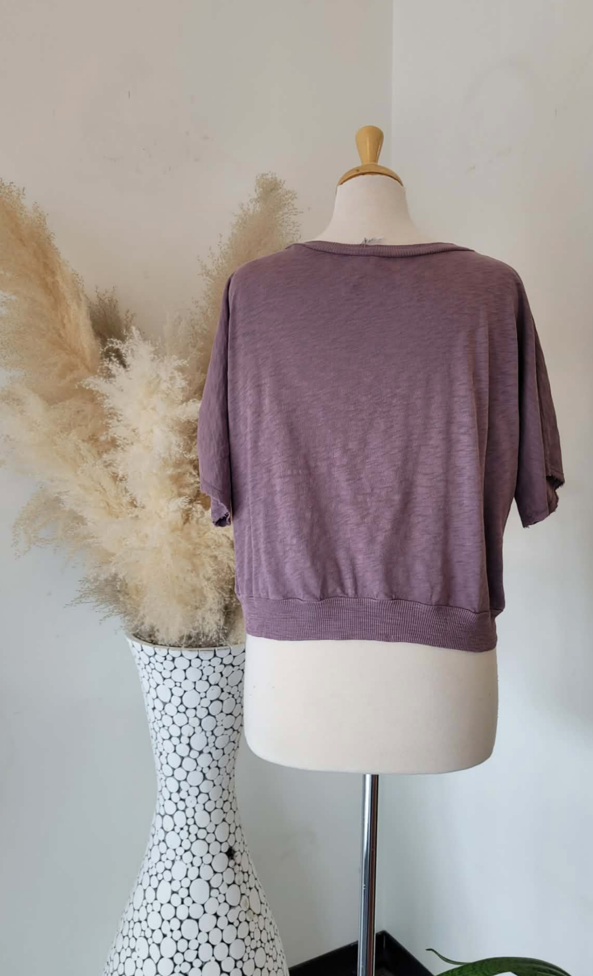 Sailor 3/4 Top - Plum Smoothie