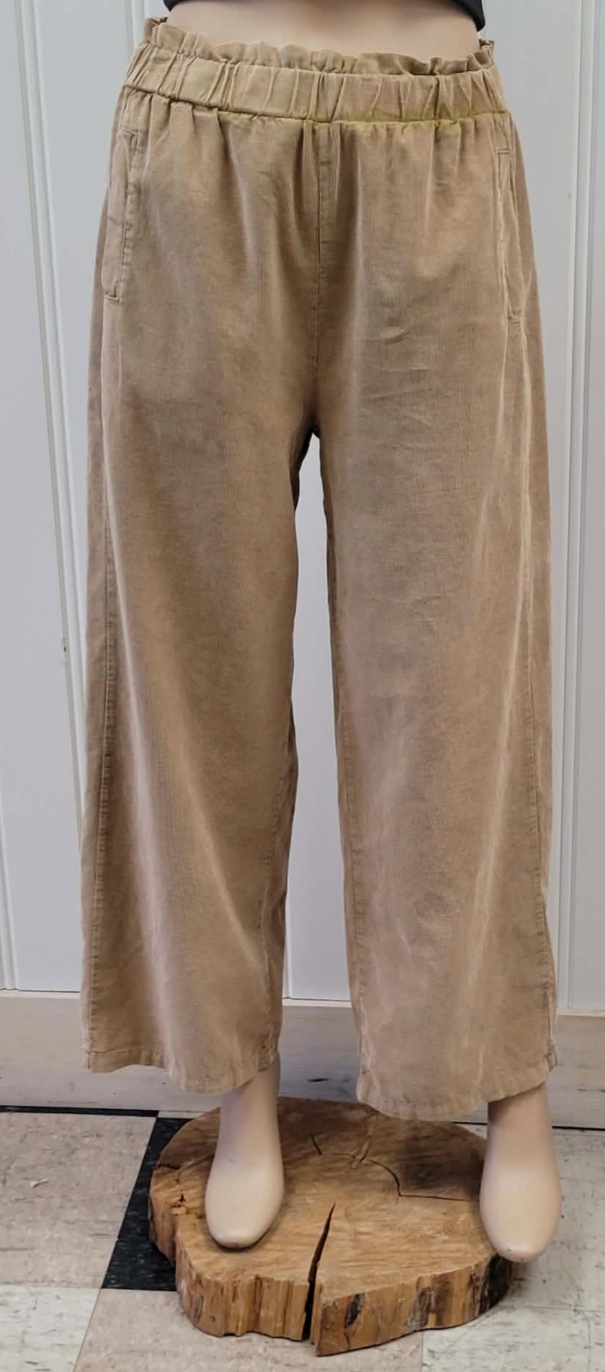 Baby Cord Ankle Pant ~ 2 Colours
