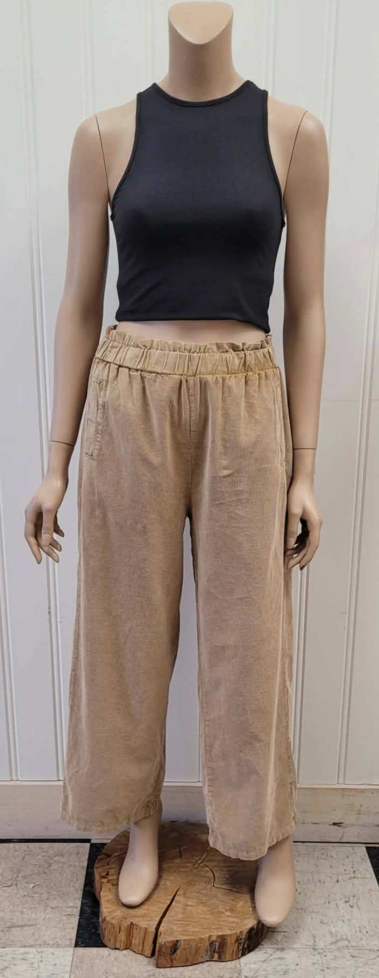 Baby Cord Ankle Pant ~ 2 Colours
