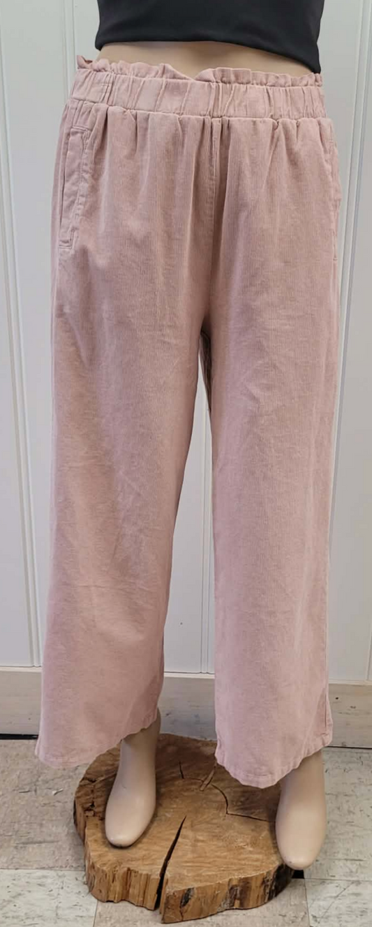 Baby Cord Ankle Pant ~ 2 Colours