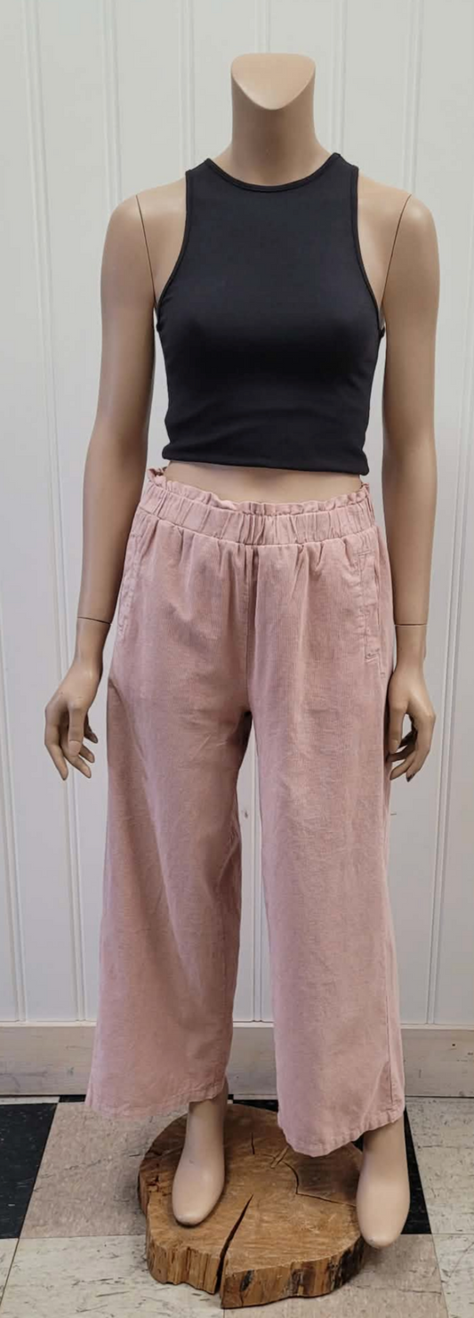 Baby Cord Ankle Pant ~ 2 Colours