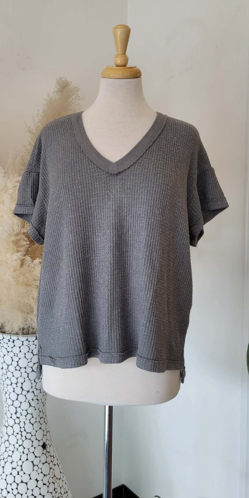 Bobbie Boyfriend Waffle T ~ 2 Colours