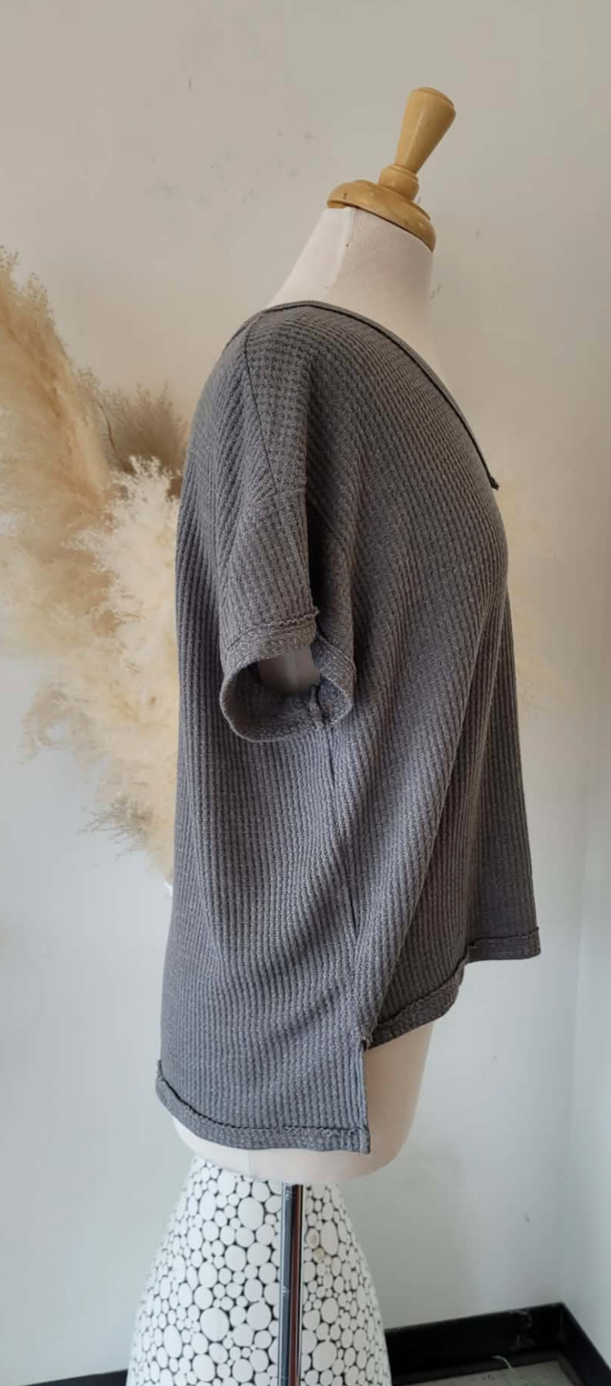 Bobbie Boyfriend Waffle T ~ 2 Colours