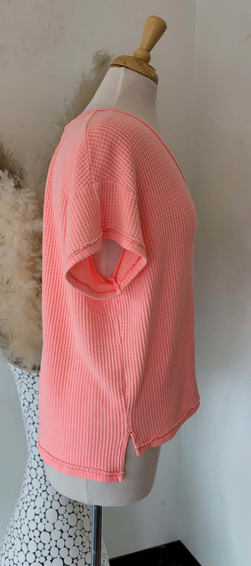Bobbie Boyfriend Waffle T ~ 2 Colours