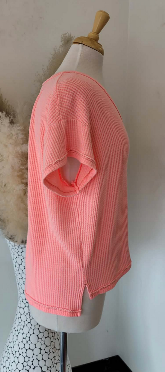 Bobbie Boyfriend Waffle T ~ 2 Colours