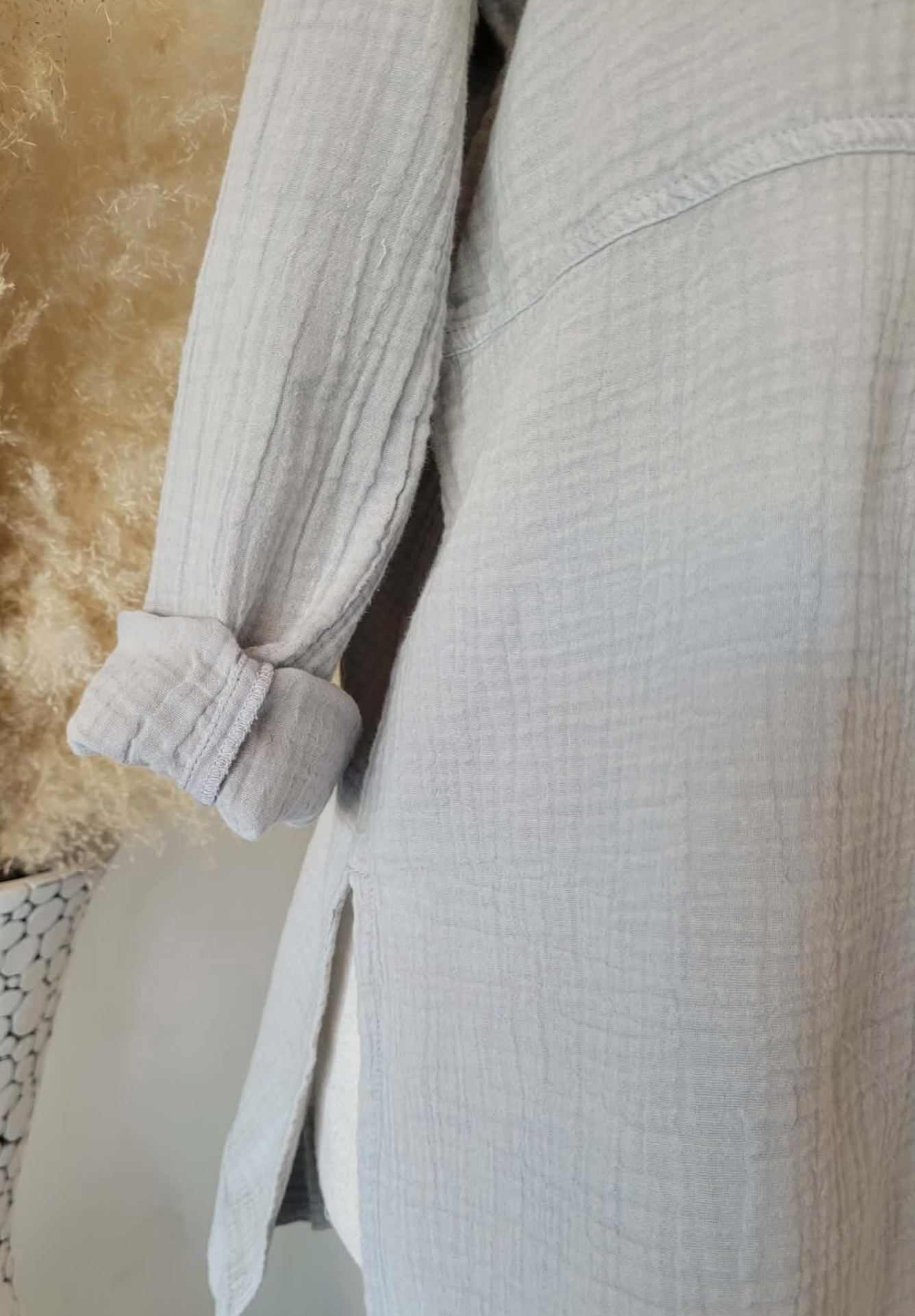 Beach Shirt 3/4 Sleeve ~ Dune