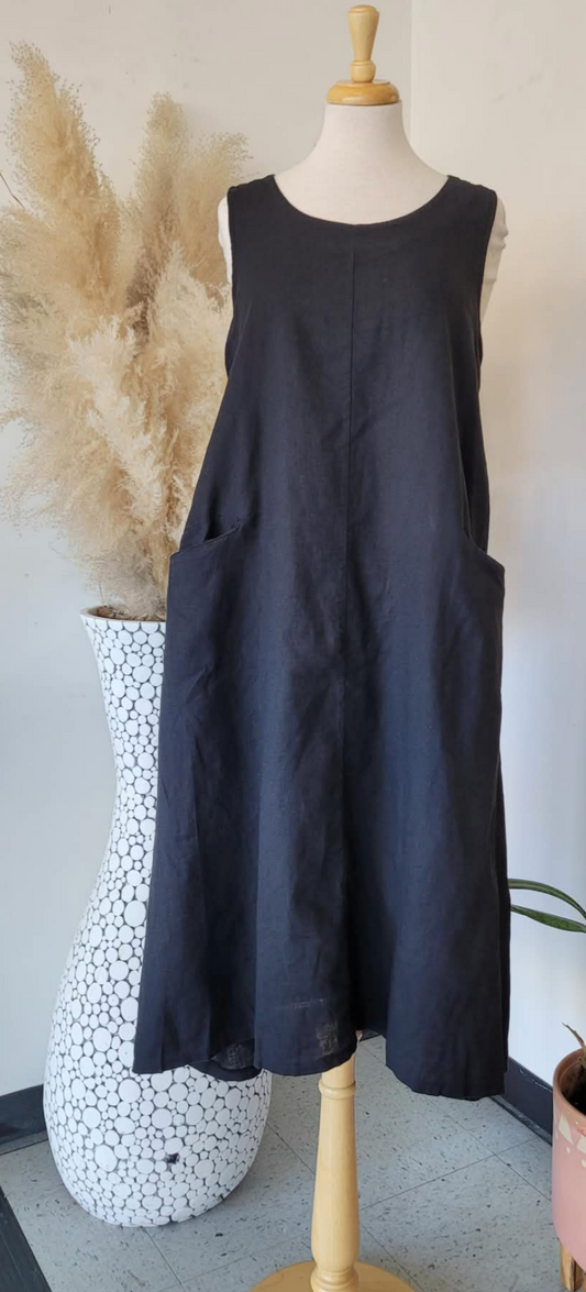 Aletta Knit Woven Combo Dress