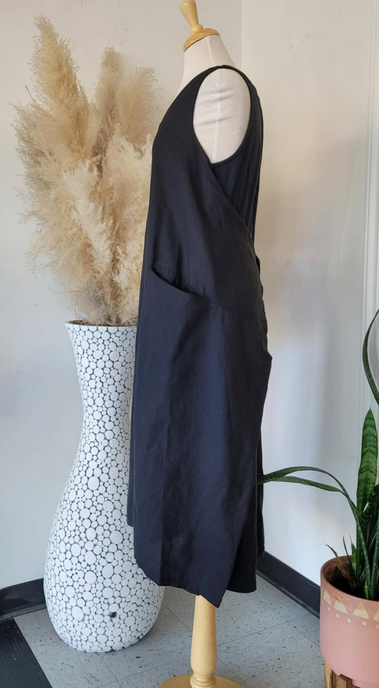 Aletta Knit Woven Combo Dress