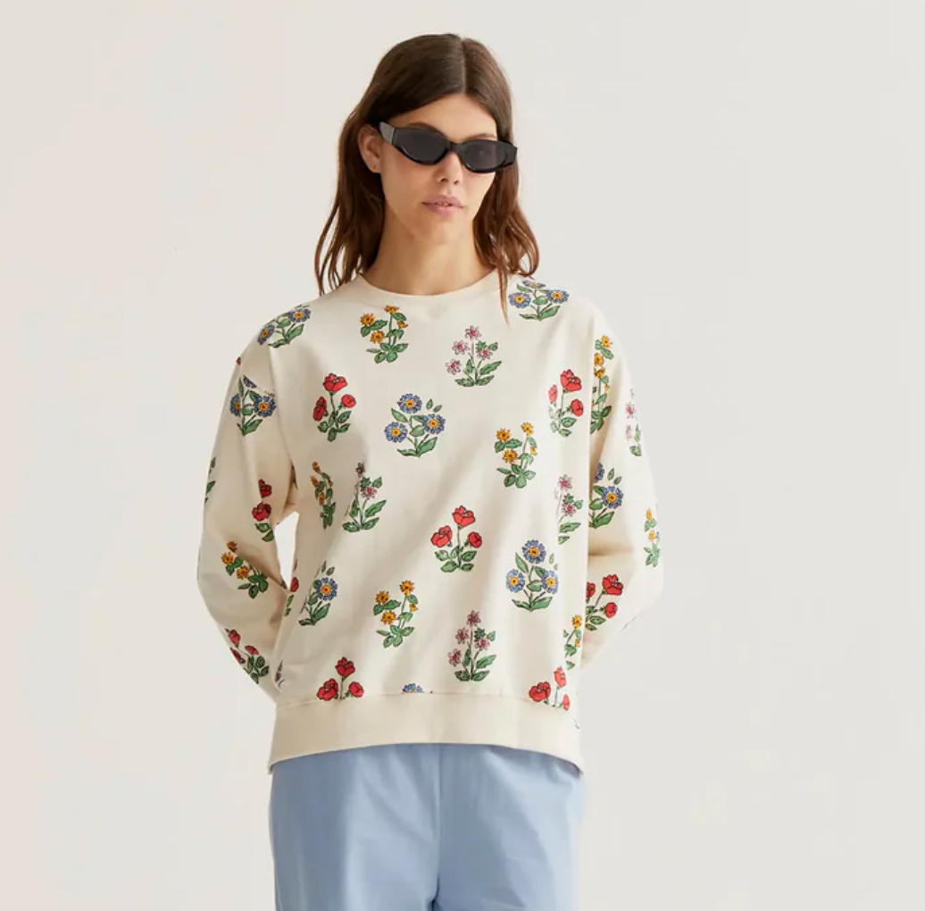 Gardener Print Sweatshirt