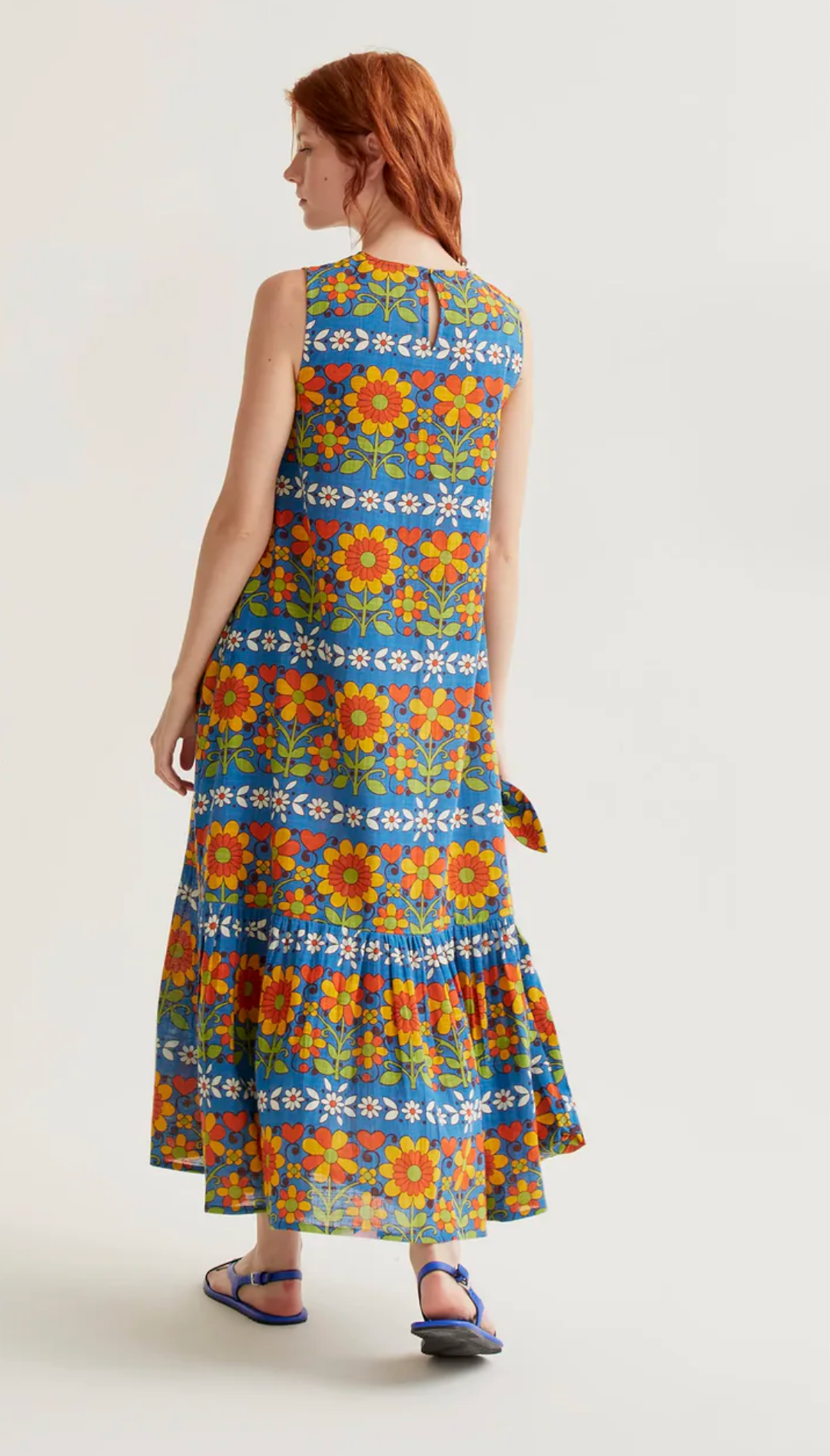 Long Dress ~ Garden Print