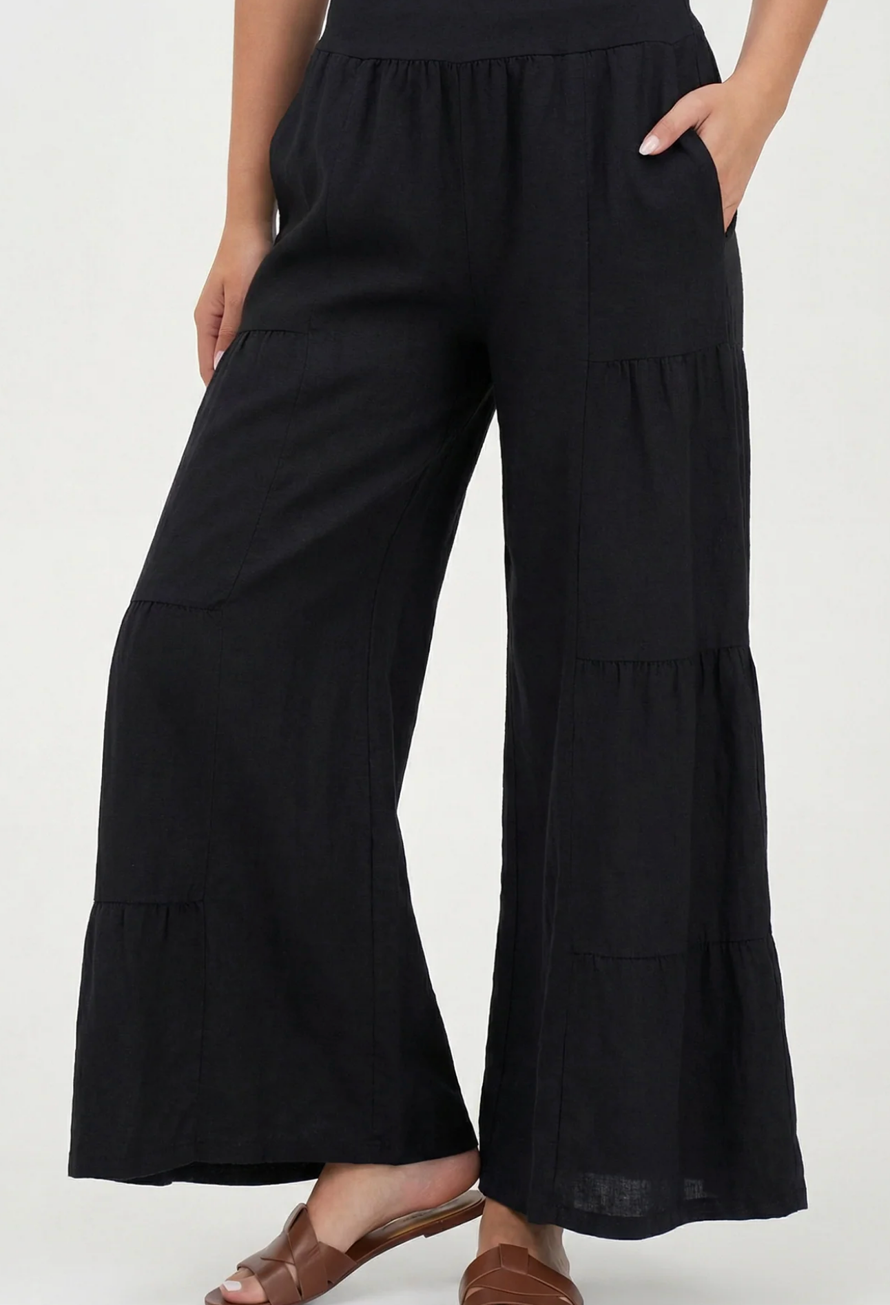 Cheryl Woven Trousers ~ Black