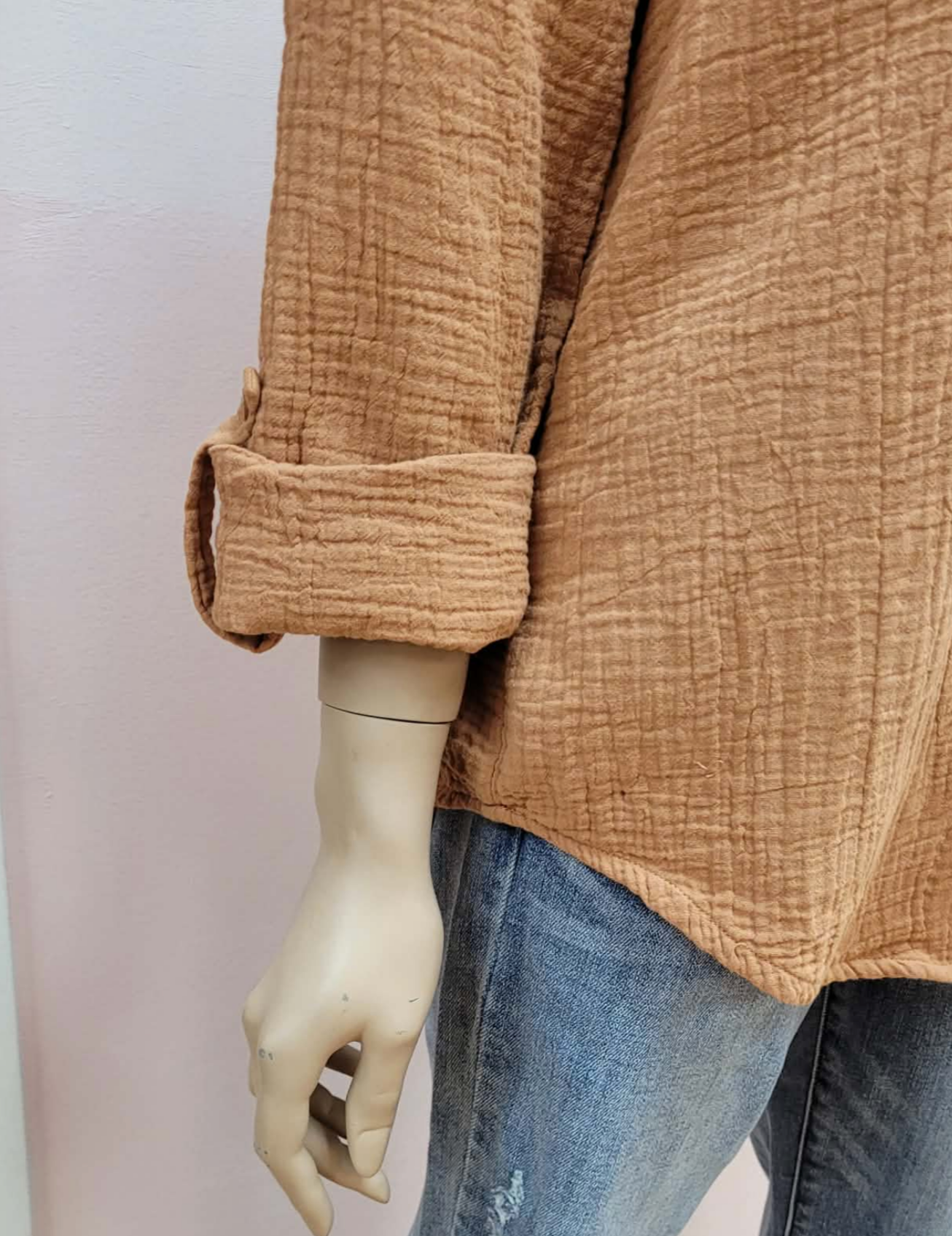 Candice Cotton Gauze Long Sleeve ~2 colours