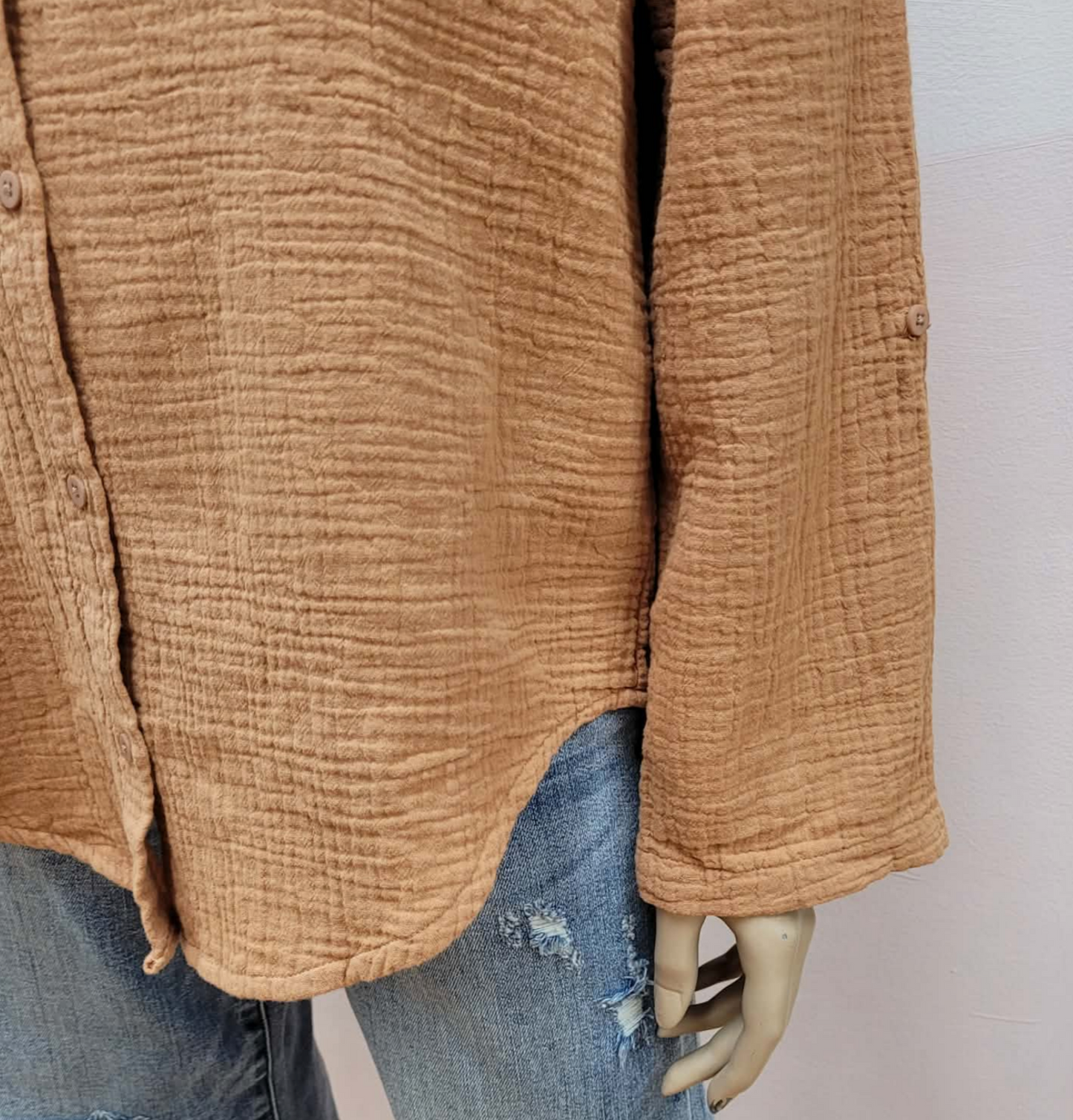 Candice Cotton Gauze Long Sleeve ~2 colours