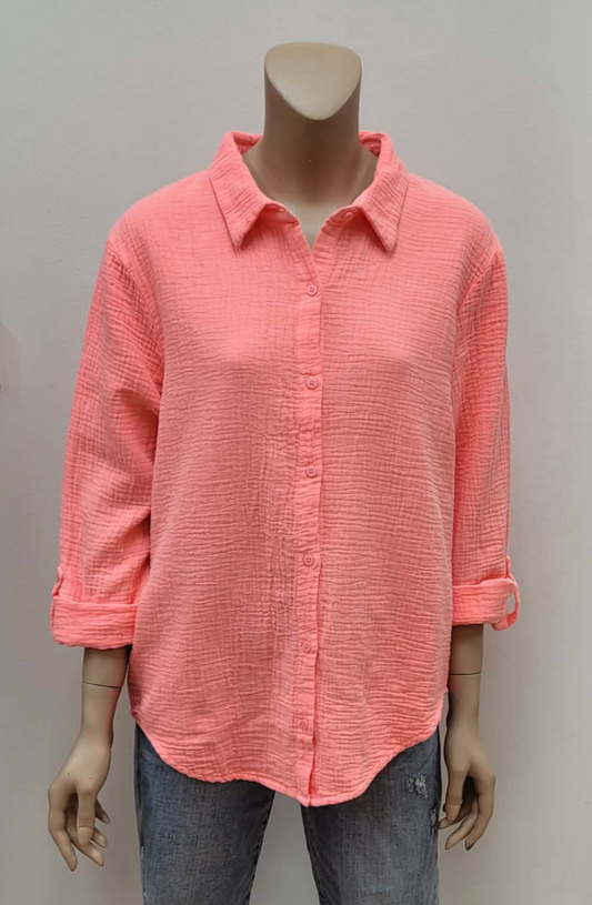 Candice Cotton Gauze Long Sleeve ~2 colours