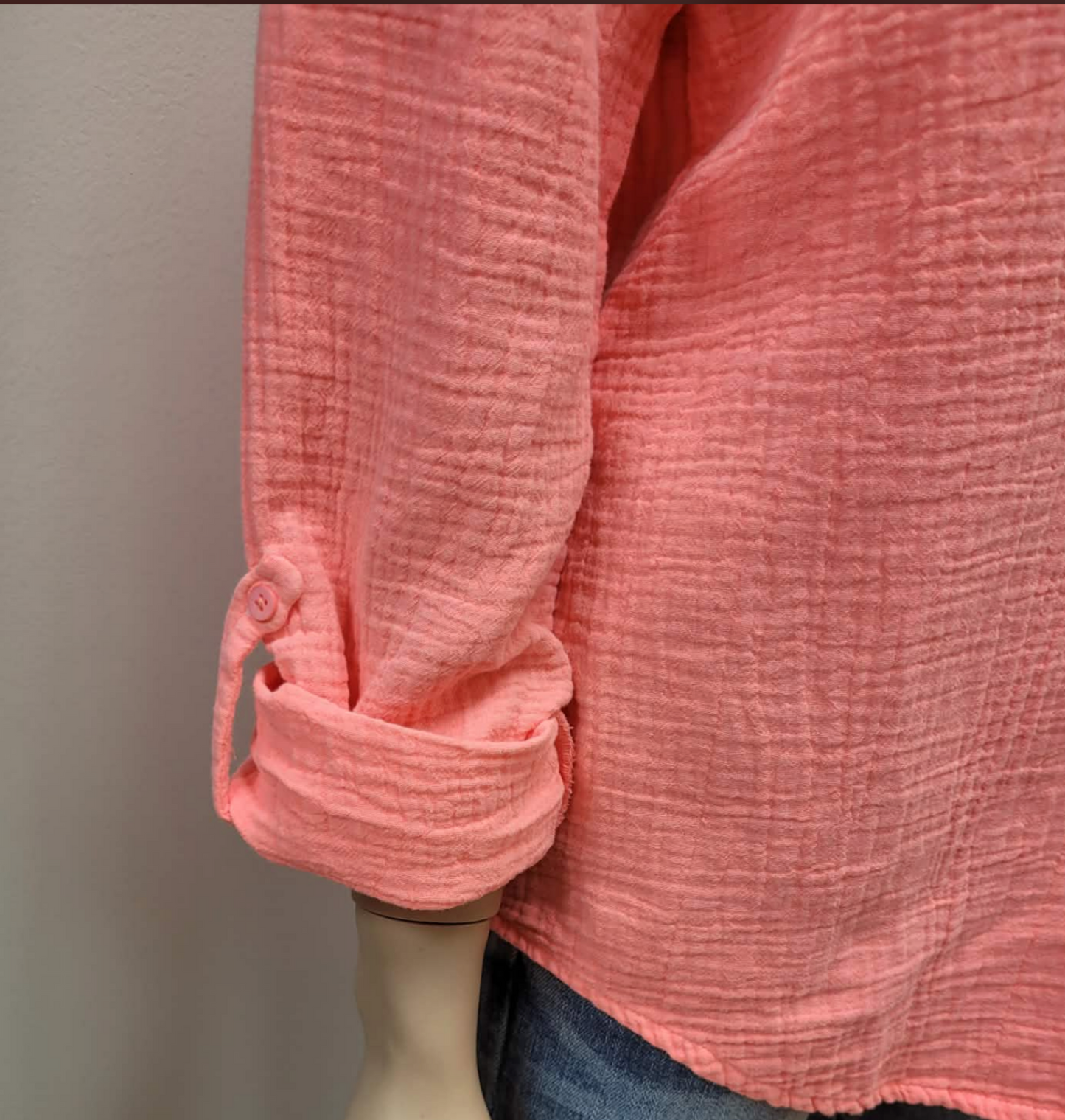 Candice Cotton Gauze Long Sleeve ~2 colours