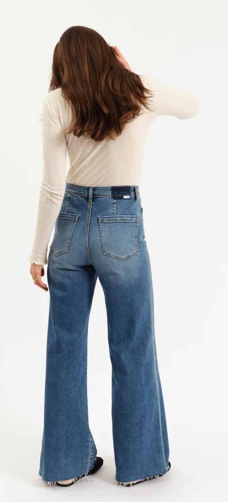 Far Out High Rise Wide Leg ~ Vintage City