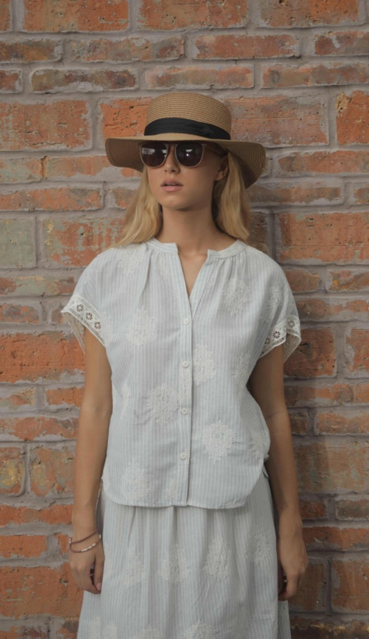 Embroidered Top