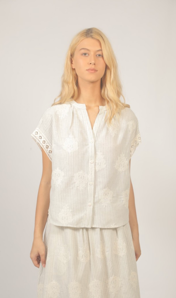 Embroidered Top