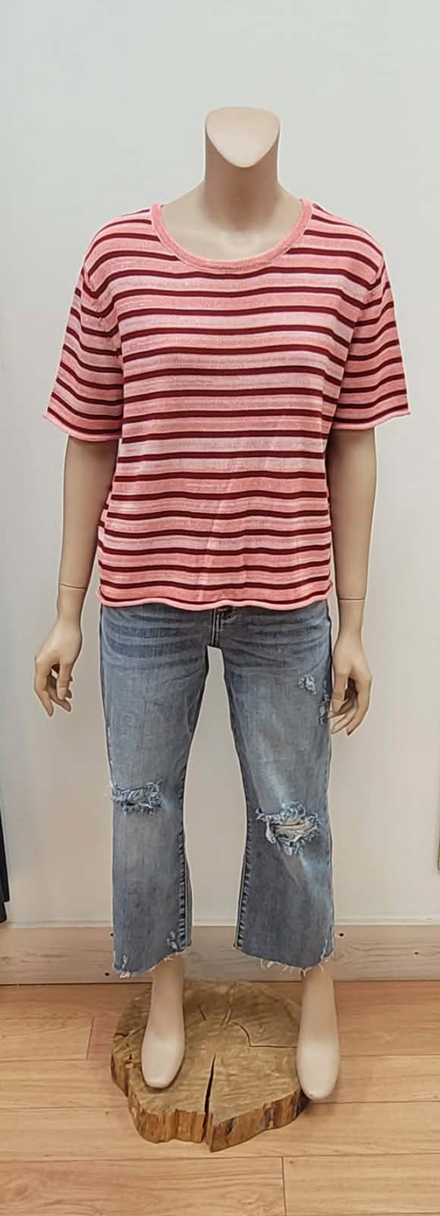 Strawberry Shortcake Striped Sweater Shirt