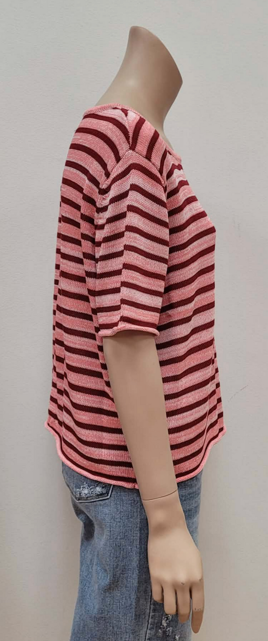 Strawberry Shortcake Striped Sweater Shirt