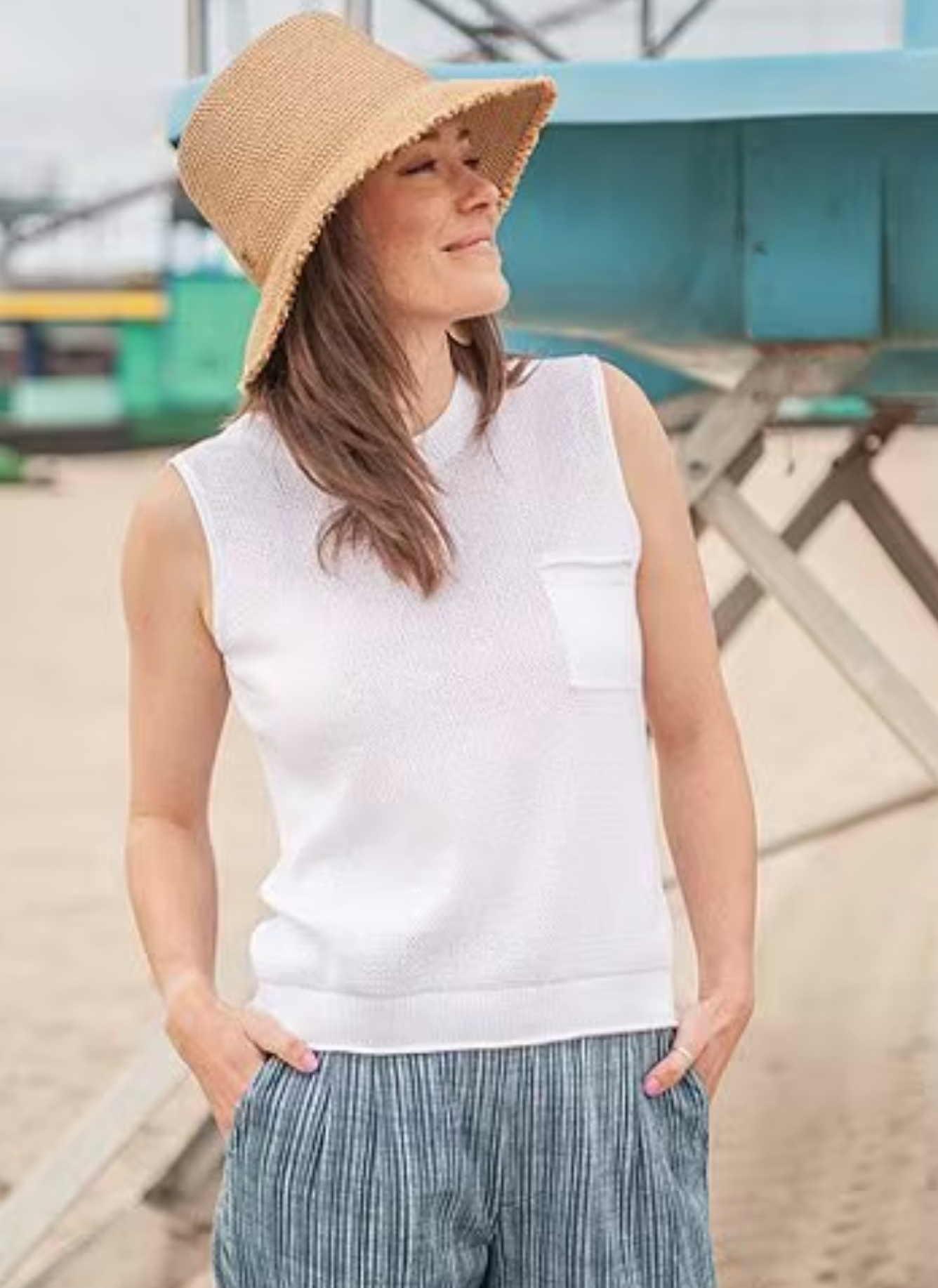 Summertime Mesh Knit Tank