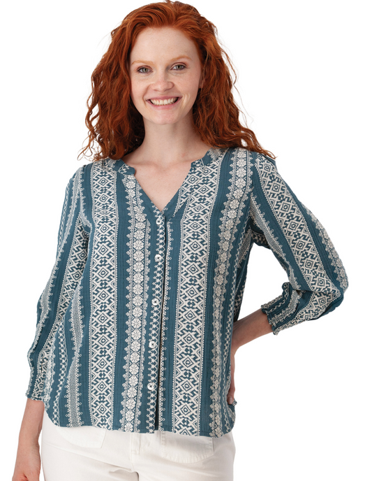 Anna Smocked Sleeve Blouse
