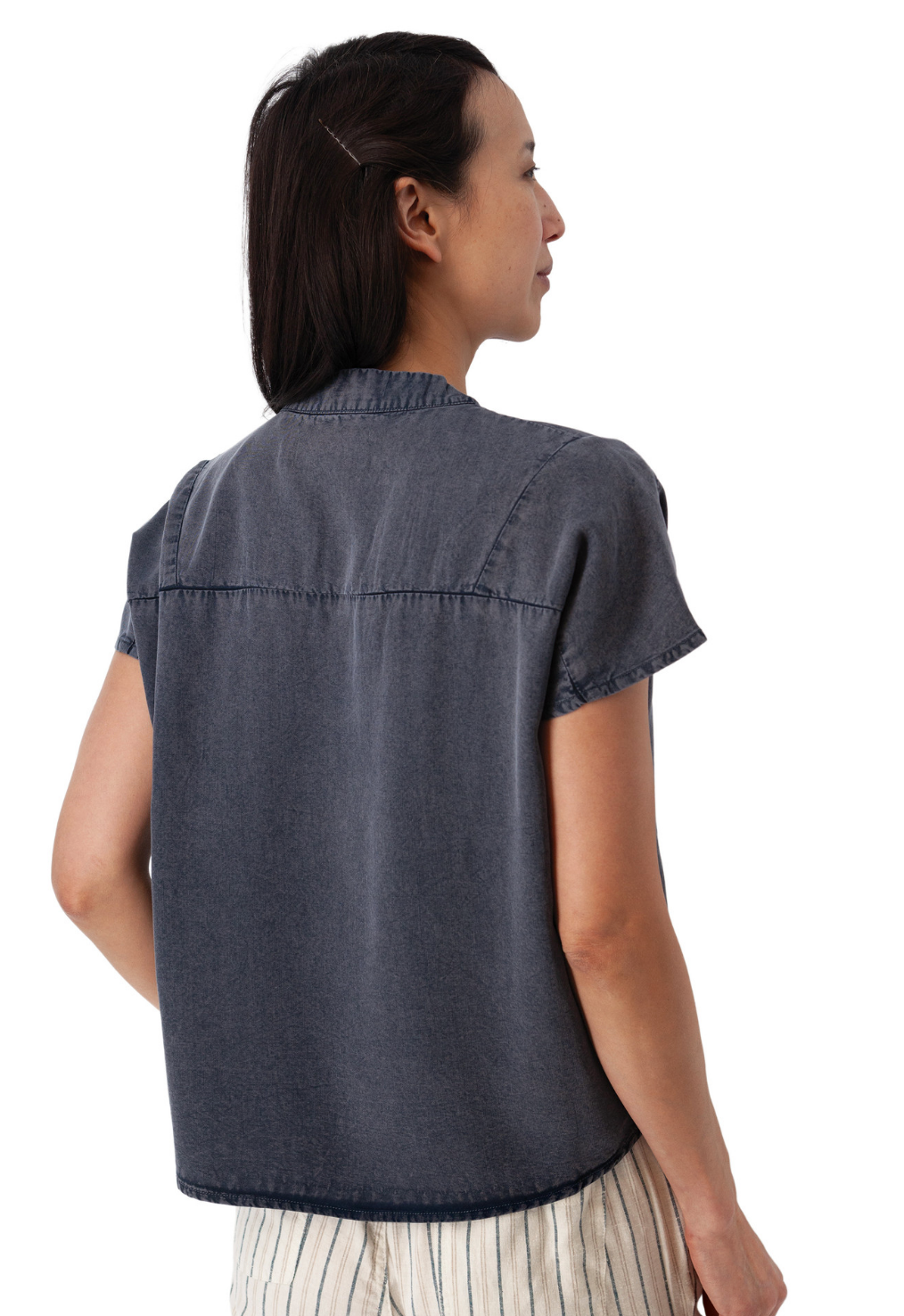 Margot Mandarin Collar Top