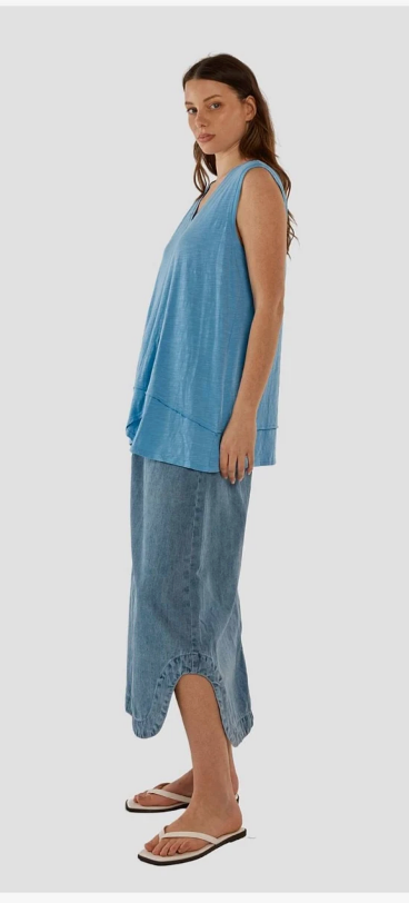Brunch Denim Skirt