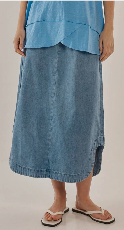 Brunch Denim Skirt
