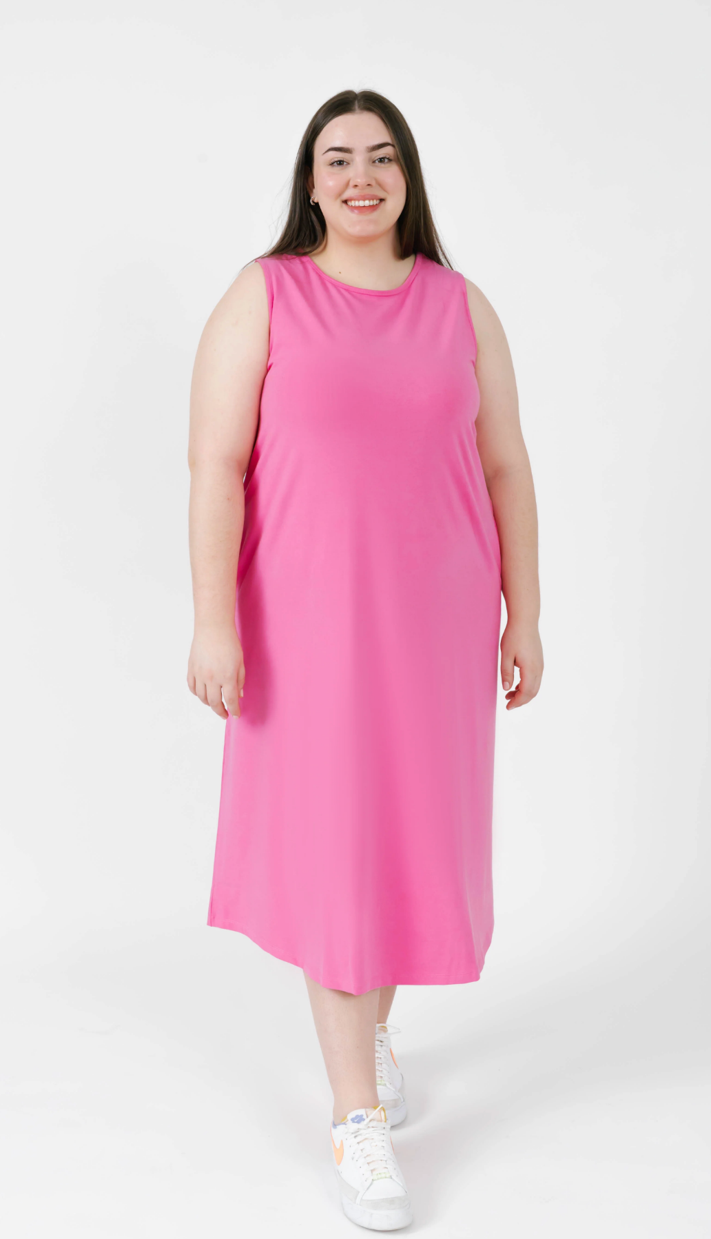 Taylor Tank Maxi Dress ~ Pink