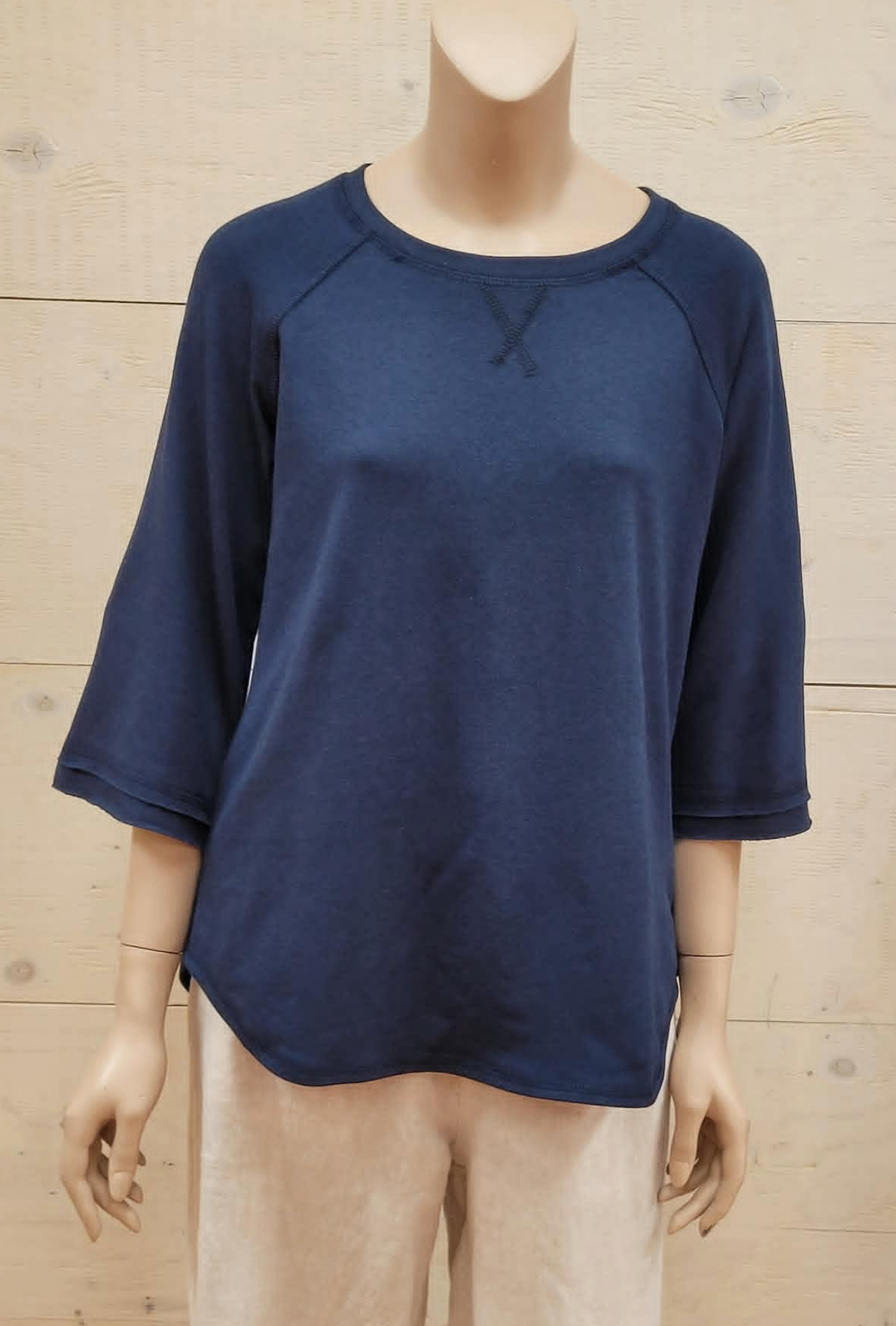 Crew Neck 3/4 Sleeve ~ 2 Colours