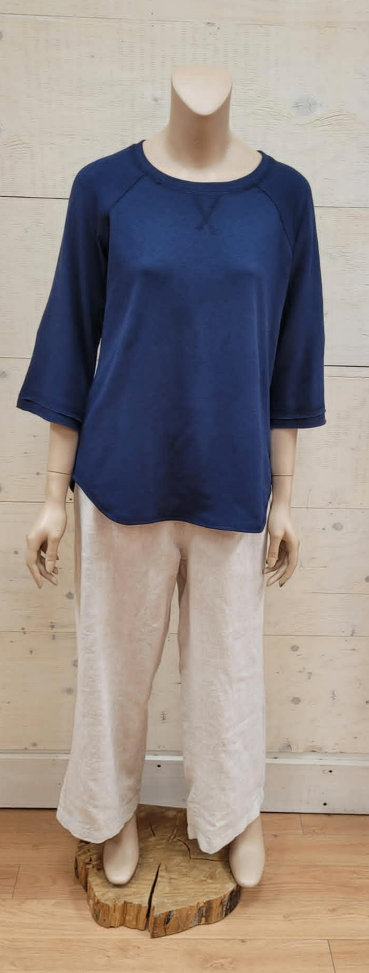 Crew Neck 3/4 Sleeve ~ 2 Colours