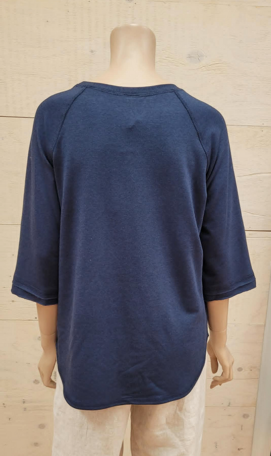 Crew Neck 3/4 Sleeve ~ 2 Colours