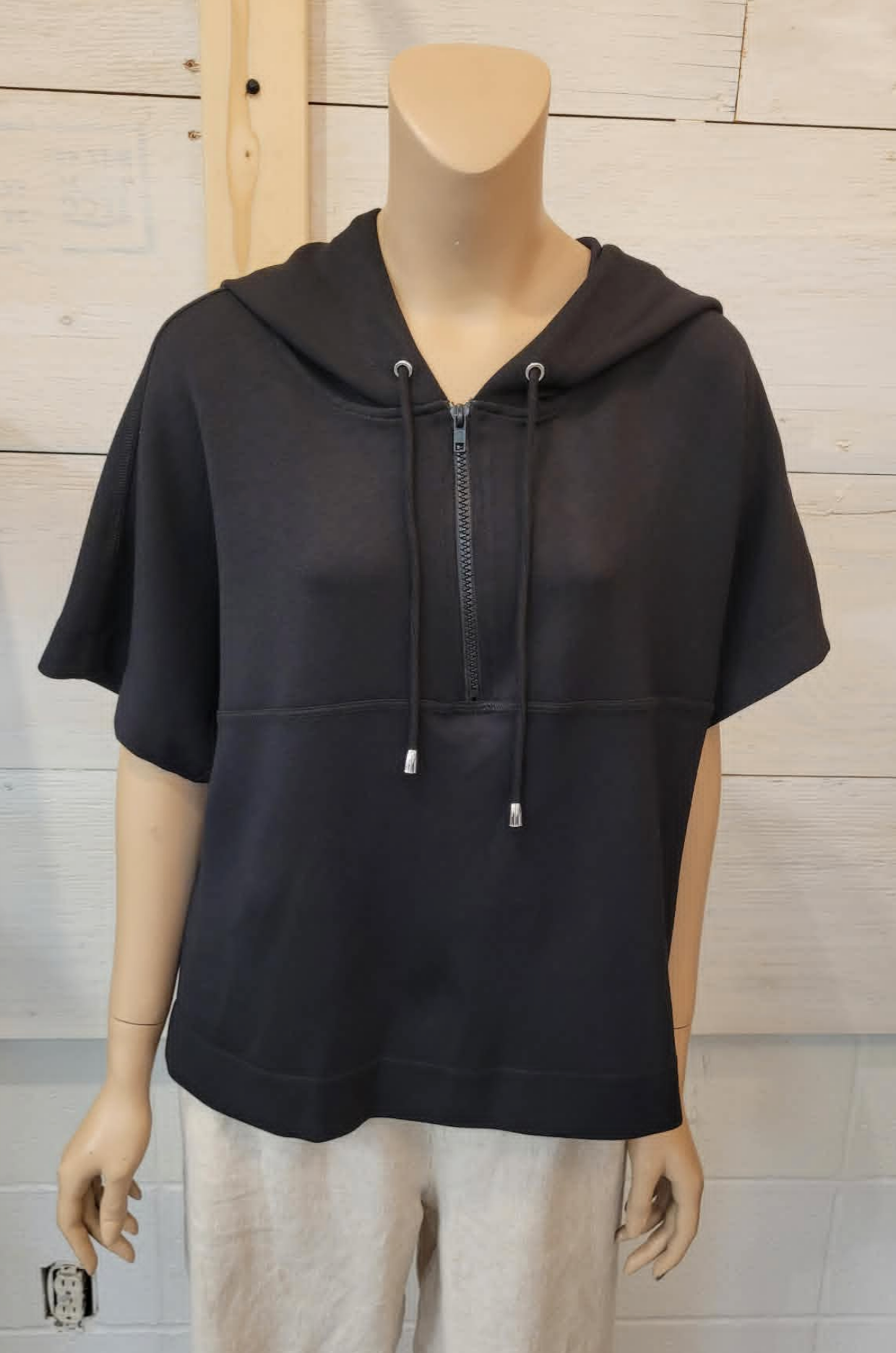 Cropped 1/4 Zip Hoodie ~ 2 Colours