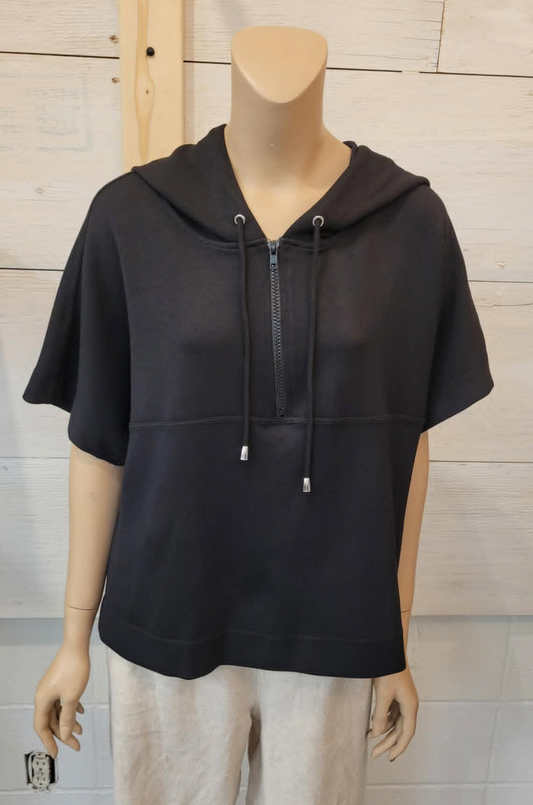 Cropped 1/4 Zip Hoodie ~ 2 Colours