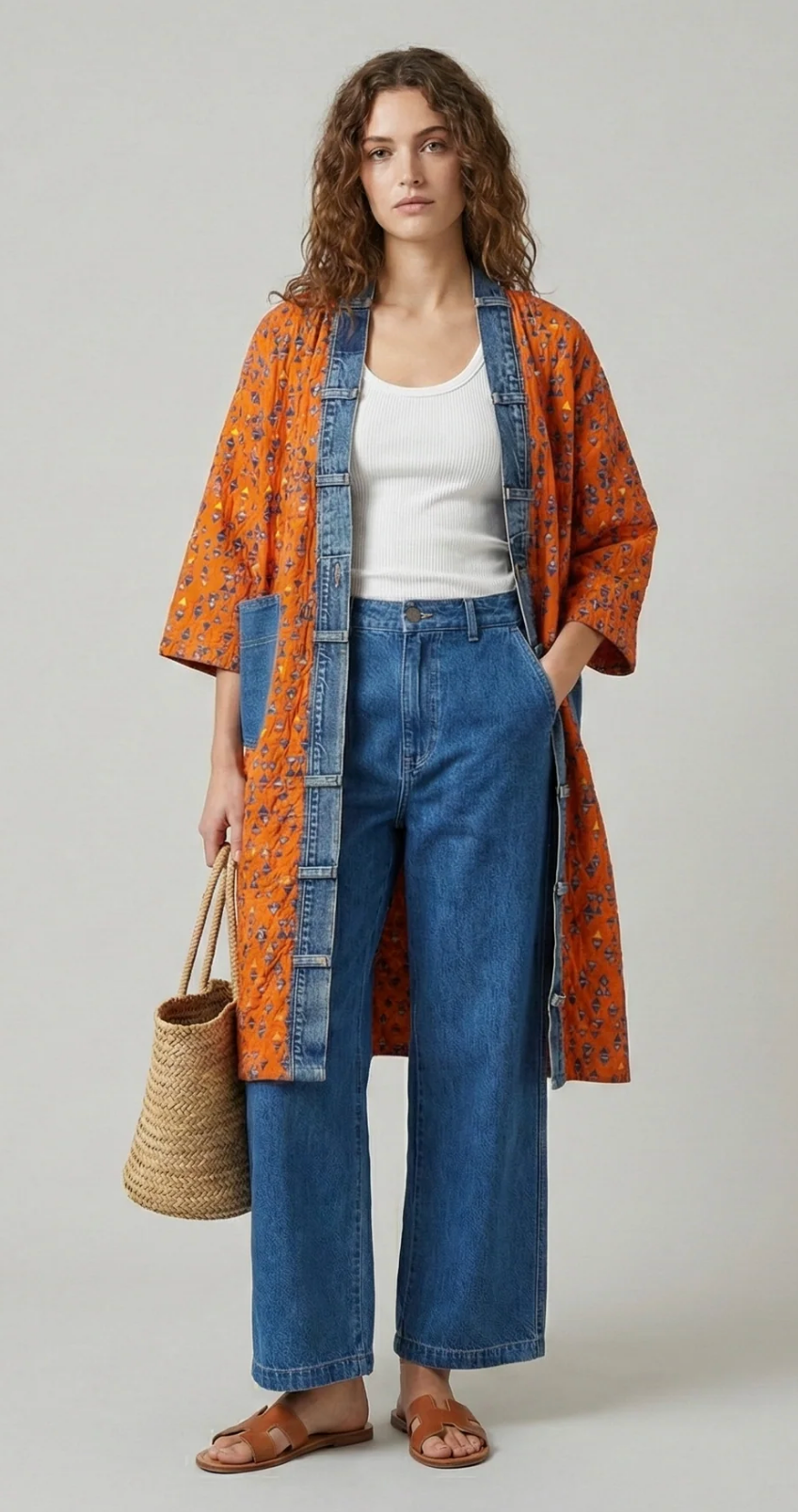 The Upcycled Long Kimono ~ 4 Colours