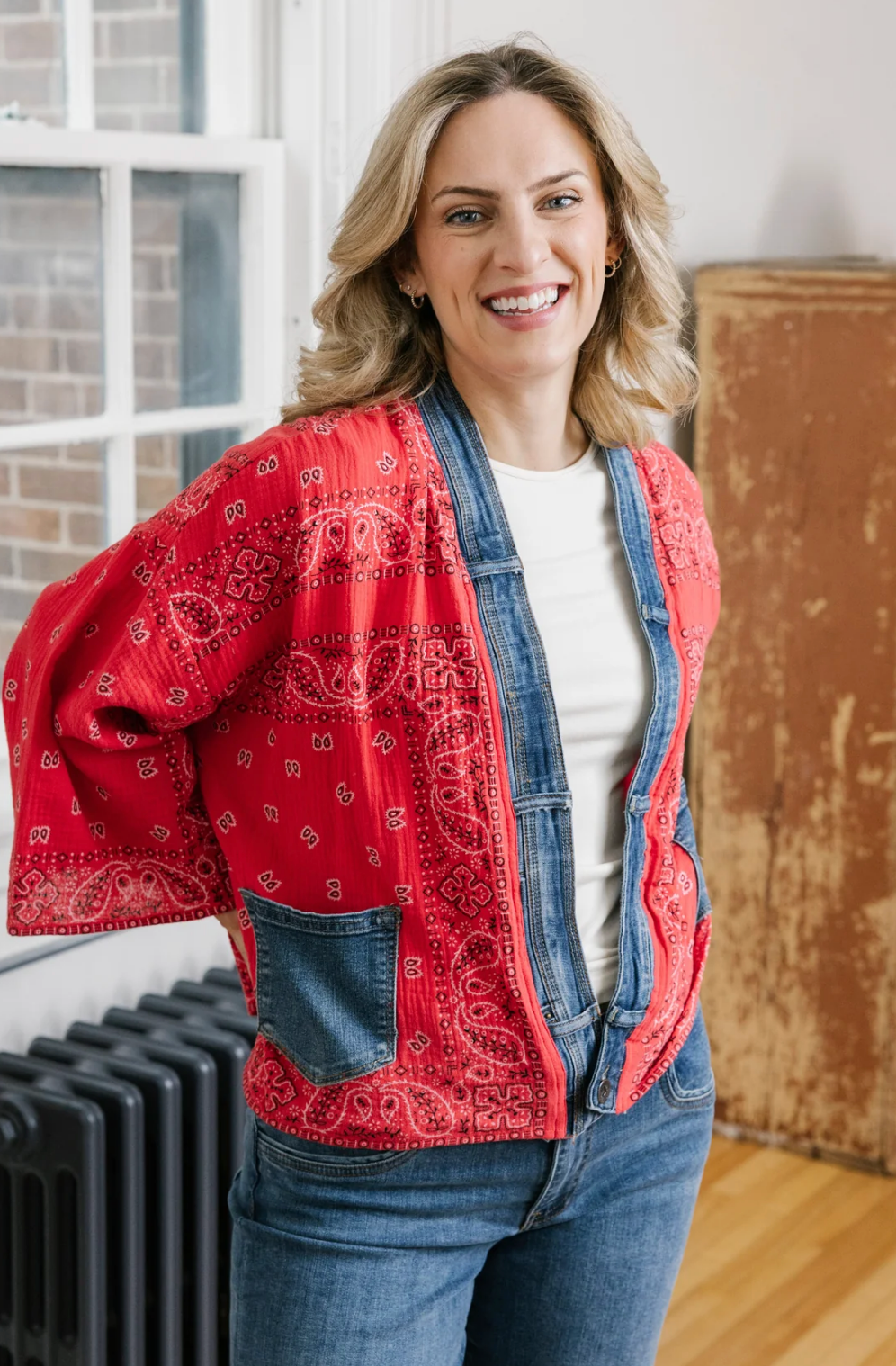 Bandana Short Kimono ~4 Colours