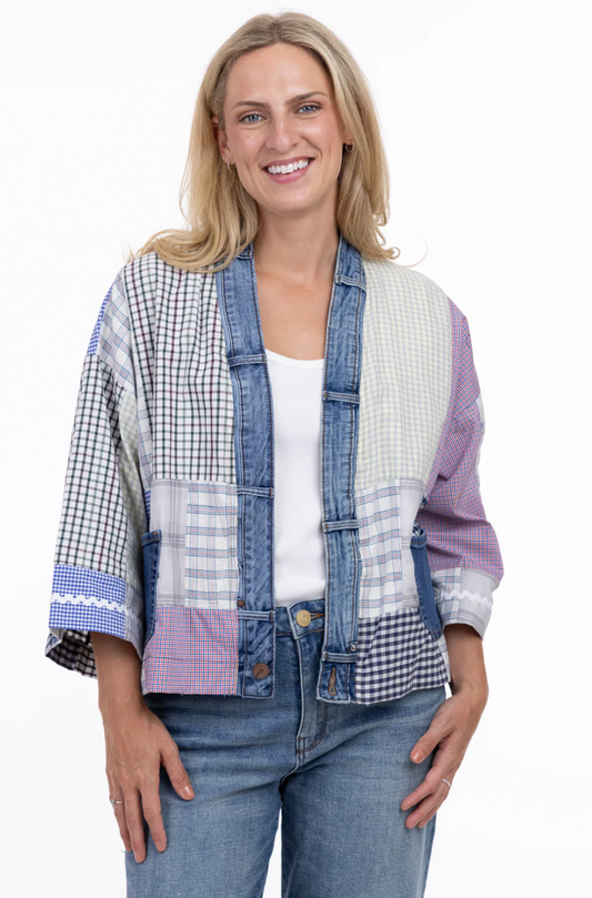 Zoe Patchwork Cardigan