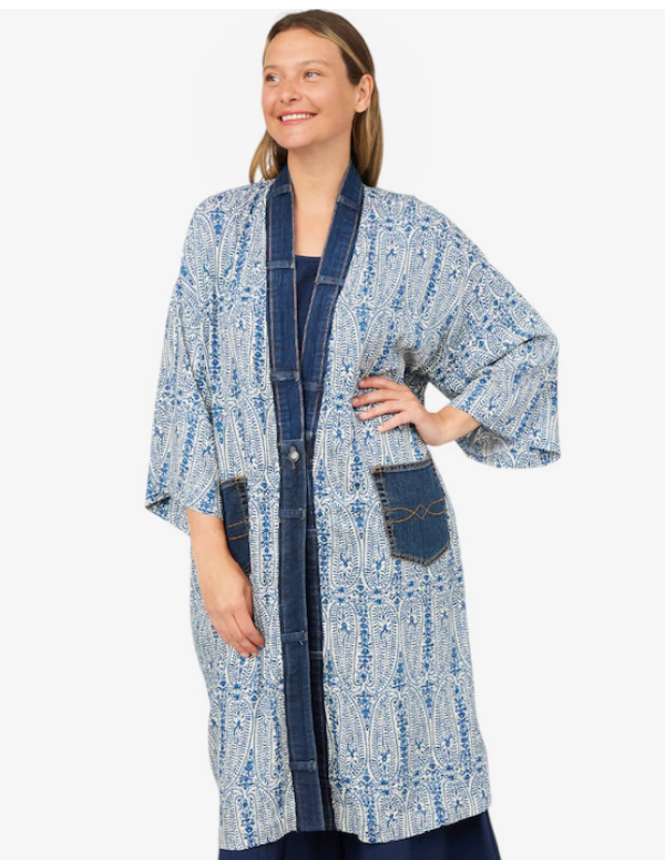 The Upcycled Long Kimono ~ 4 Colours