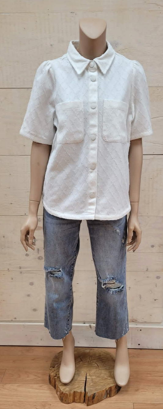 Tabatha Short Sleeve Shirt Jacket